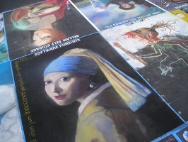 Girl with a Pearl Earring in chalk