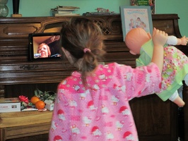 Christmas with Grandma on Skype