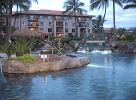 Waiohai Marriott at night
